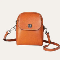 Petite Sacoche Femme Cuir Marron Modèle Omaha