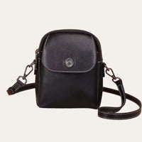 Petite Sacoche Femme Cuir Noir Modèle Briar