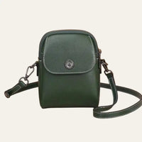 Petite Sacoche Femme Cuir Vert Modèle Barstow