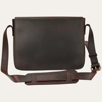 Sacoche Bandoulière Homme Cuir Marron Modèle Clint