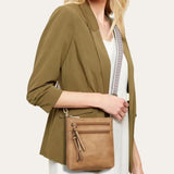 Petite Sacoche Beige Femme Modèle Maple