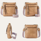 Petite Sacoche Beige Femme Modèle Maple