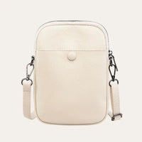 Petite Sacoche Femme Cuir Blanc Modèle Snow