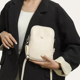 Petite Sacoche Femme Cuir Blanc Modèle Snow