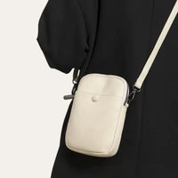 Petite Sacoche Femme Cuir Blanc Modèle Snow