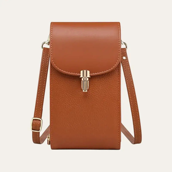 Petite Sacoche Femme Cuir Marron Modèle Woody