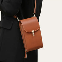 Petite Sacoche Femme Cuir Marron Modèle Woody