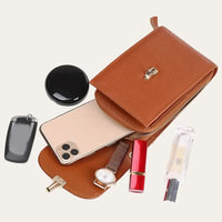 Petite Sacoche Femme Cuir Marron Modèle Woody