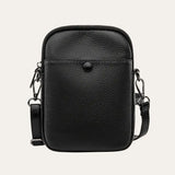 Petite Sacoche Femme Cuir Noir Modèle Waylon