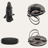 Petite Sacoche Femme Cuir Noir Modèle Waylon