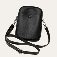 Petite Sacoche Femme Cuir Noir Modèle Waylon