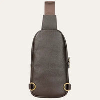 Petite Sacoche Homme Cuir Marron Modèle Fargo