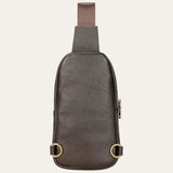 Petite Sacoche Homme Cuir Marron Modèle Fargo