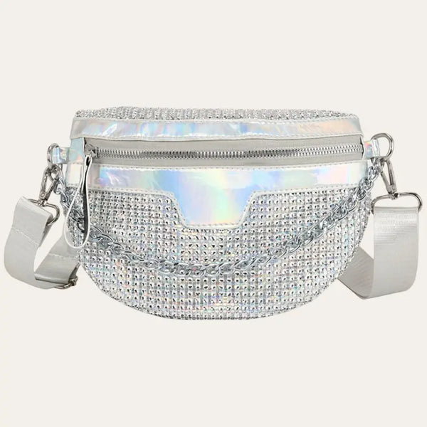 Sacoche Banane Femme Argent Modèle Delilah