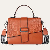 Sacoche Bandoulière Femme Cuir Marron Modèle Nina