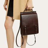 Sacoche Bandoulière Femme Cuir Marron Modèle Swan
