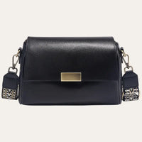 Sacoche Bandoulière Femme Cuir Noir Modèle Kim