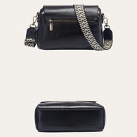 Sacoche Bandoulière Femme Cuir Noir Modèle Kim