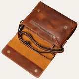 Sacoche Bandoulière Homme Cuir Marron Modèle Elias